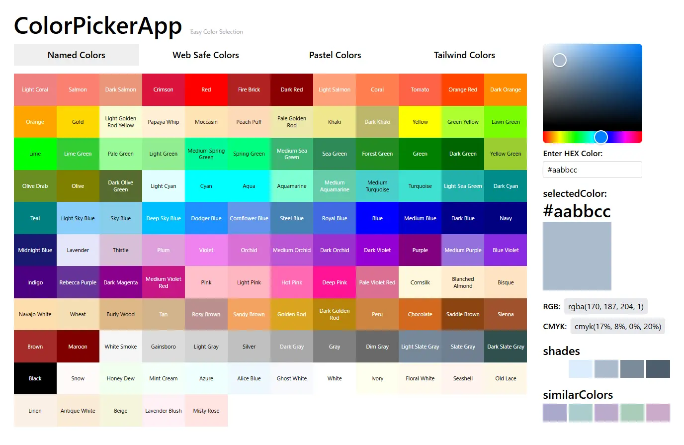 Color Picker APP